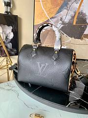  Louis Vuitton Speedy Bandoulière 25 Black Leather m58524 - 5