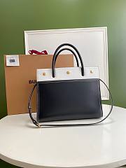 Burberry Leather Title Tote Bag - 1