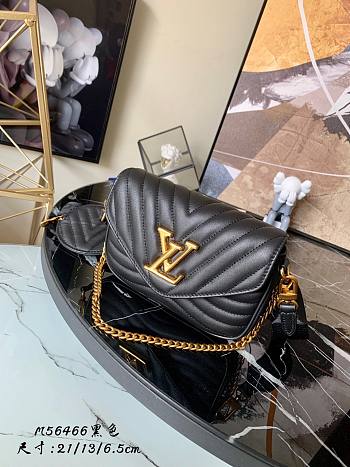 Louis Vuitton New Wave Multi Pochette in Black M56461