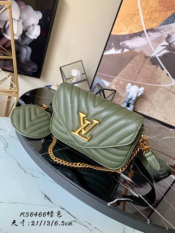 Louis Vuitton New Wave Multi Pochette in Green M56461