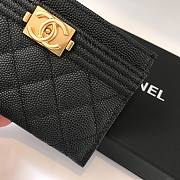 Chanel card holder in gold hardware - 3