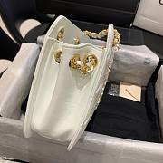 Chanel Calfskin Chain CC Accordion Shoulder Bag AS1751 - 6