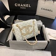 Chanel Calfskin Chain CC Accordion Shoulder Bag AS1751 - 5