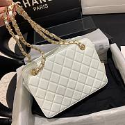 Chanel Calfskin Chain CC Accordion Shoulder Bag AS1751 - 3