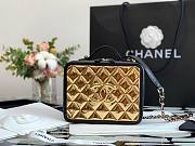 Chanel Lambskin & Gold Metal Clutch with Chain AP2393 - 1