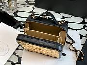 Chanel Lambskin & Gold Metal Clutch with Chain AP2393 - 4