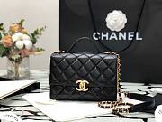 Chanel Lambskin & Gold Metal Mini Flap Bag - 1