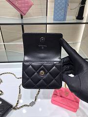 Chanel Lambskin & Gold Metal Mini Flap Bag - 6