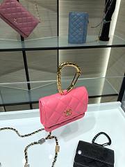 Chanel Lambskin Card Holder Pink AP2397 - 2