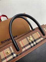 Buberry B vintage title tote bag 32cm - 5