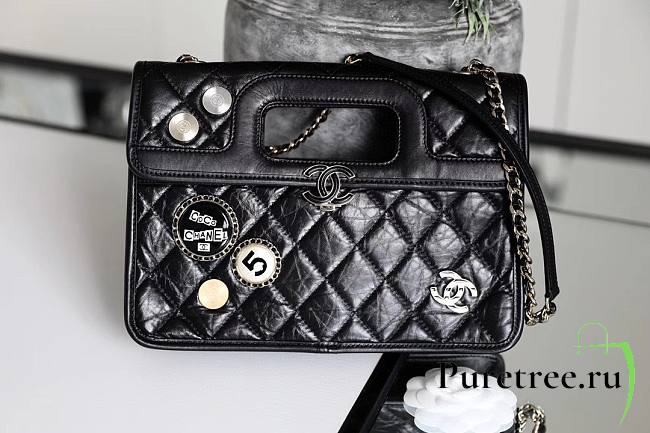 Chanel handle stam flap bag 2020 - 1