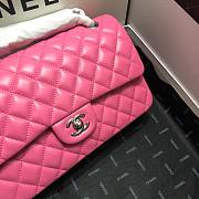 Chanel lambskin leather flap bag gold/pink 25cm - 2