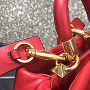 VALENTINO | Roman Stud Red Bag 520 In Nappa - 20×9×15cm - 5