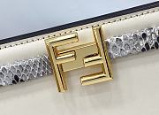 Fendi | TOUCH White Python leather bag - 8BT349 - 26.5 x 10 x 19cm - 3