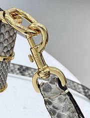 Fendi | TOUCH White Python leather bag - 8BT349 - 26.5 x 10 x 19cm - 5