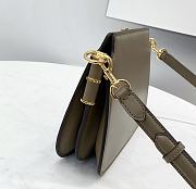 Fendi | TOUCH Grey leather bag - 8BT349 - 26.5 x 10 x 19cm - 6