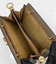 Fendi | TOUCH Grey leather bag - 8BT349 - 26.5 x 10 x 19cm - 3