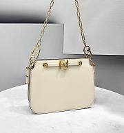 Fendi | TOUCH White leather bag - 8BT349 - 26.5 x 10 x 19cm - 2