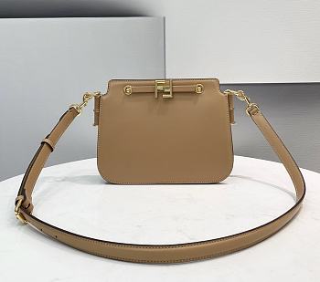 Fendi | TOUCH Beige leather bag - 8BT349 - 26.5 x 10 x 19cm