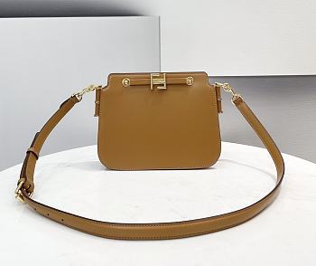 Fendi | TOUCH Brown leather bag - 8BT349 - 26.5 x 10 x 19cm