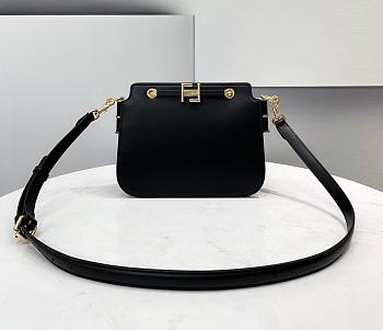 Fendi | TOUCH Black leather bag - 8BT349 - 26.5 x 10 x 19cm
