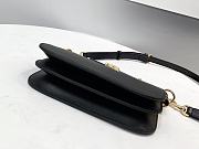Fendi | TOUCH Black leather bag - 8BT349 - 26.5 x 10 x 19cm - 6