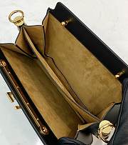Fendi | TOUCH Black leather bag - 8BT349 - 26.5 x 10 x 19cm - 3