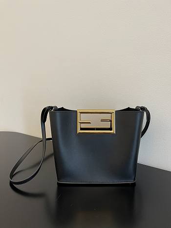 Fendi | Way Small Black Shoulder Bag - 8BS054 - 20x9x17cm