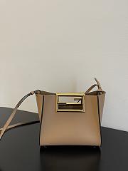 Fendi | Way Small Beige Shoulder Bag - 8BS054 - 20x9x17cm - 1