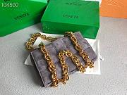 Bottega Veneta Chain Cassette Velvet Deep Grey | 631421 - 4