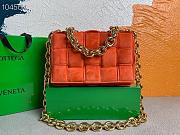 Bottega Veneta Chain Cassette Velvet Orange | 631421 - 1