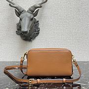 DIOR | Double Saddle Pouch Brown - S5668C - 19 x 10.5 x 5 cm - 3