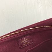 Louis Vuitton Surene MM Red Wine handbag | M43864 - 5