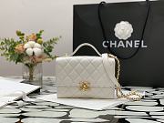 Chanel | Mini Flap bag White Gold Metal - AS2796 - 12.5 × 17.5 × 5.5 cm - 1