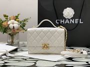 Chanel | Mini Flap bag White Gold Metal - AS2796 - 12.5 × 17.5 × 5.5 cm - 6