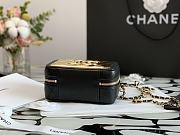 CHANEL | Small Gold Vanity Case in Lambskin Black - 15 x 11 x 6.5 cm - 5