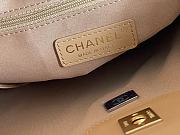 CHANEL | HOBO HANDBAG Beige - AS2844 - 29 × 28 × 7 cm  - 3