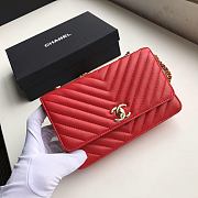 CHANEL | Wallet On Chain Light Red - A80982 - 19x13.5x3.5cm - 5