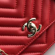 CHANEL | Wallet On Chain Light Red - A80982 - 19x13.5x3.5cm - 4