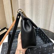 CHANEL | Lambskin Curved Flap Bag Black - AS0416 - 24cm - 3