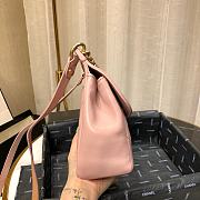 CHANEL | Lambskin Curved Flap Bag Light Pink - AS0416 - 24cm - 2