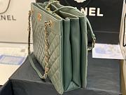 CHANEL | Large Coco Vintage Timeless Green Bag - A57030 - 35 x 11 x 27 cm - 5