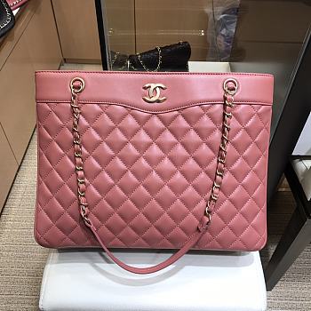 CHANEL | Large Coco Vintage Timeless Pink Bag - A57030 - 35 x 11 x 27 cm