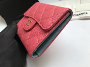 CHANEL | Classic small flap wallet Tri-fold Pink - A82288 - 10.5 x 11.5 x 3cm - 6