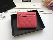 CHANEL | Classic small flap wallet Tri-fold Pink - A82288 - 10.5 x 11.5 x 3cm - 5
