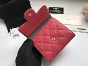 CHANEL | Classic small flap wallet Tri-fold Pink - A82288 - 10.5 x 11.5 x 3cm - 3
