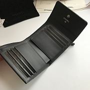 CHANEL | Boy Black Silver Wallet in Grain - A80734 - 10.5 × 11.5 × 3 cm - 6