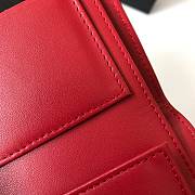 CHANEL | Boy Red Golden Wallet in Grain - A80734 - 10.5 × 11.5 × 3 cm - 4
