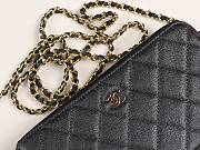 CHANEL | Small Black Quilted Clutch With Chain - A82527 - 10×19×4cm - 3