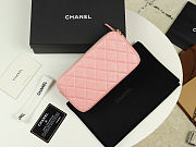 CHANEL | Small Pink Quilted Clutch With Chain - A82527 - 10×19×4cm - 2